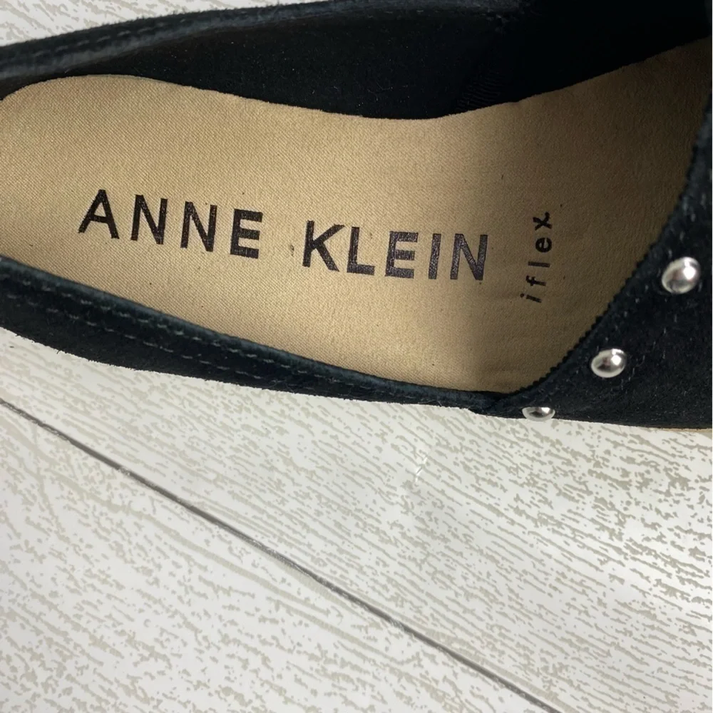 Anne Klein Black Kaylie Espadrilles size 6.5
